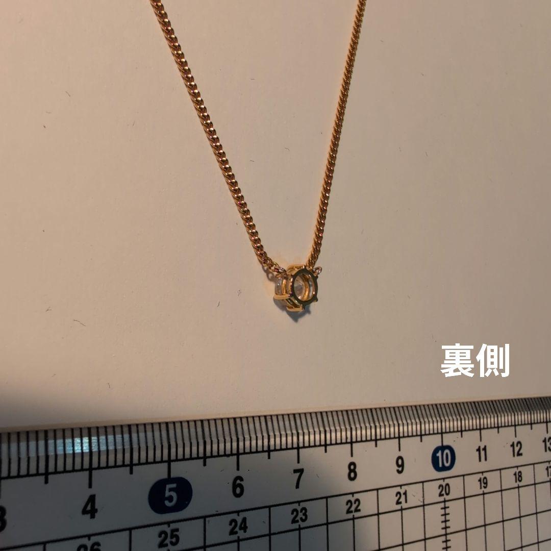 K18 キュービックジルコニア ネックレス