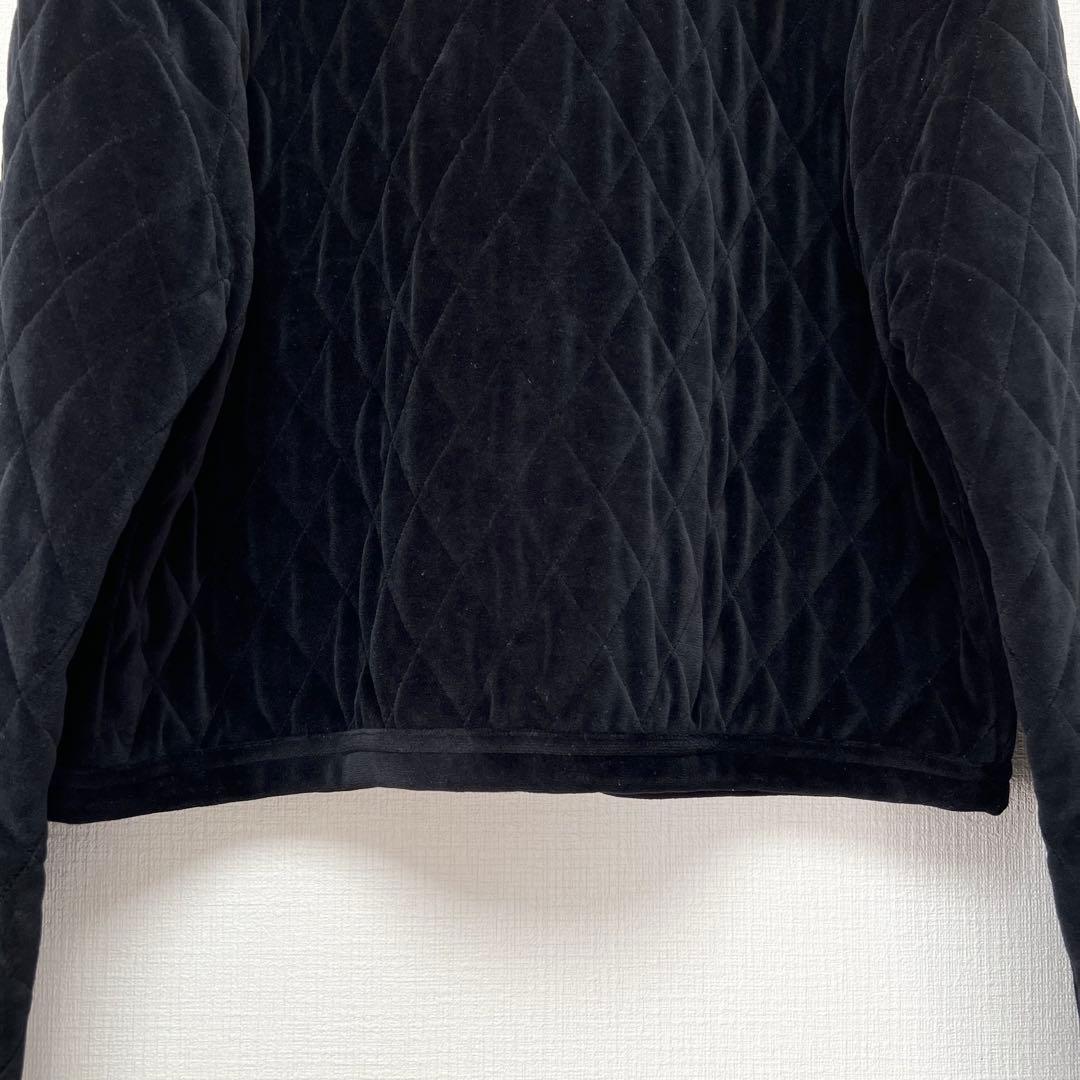 金ボタン✨ CELNE セリーヌ キルティング ノーカラーショートジャケット 黒