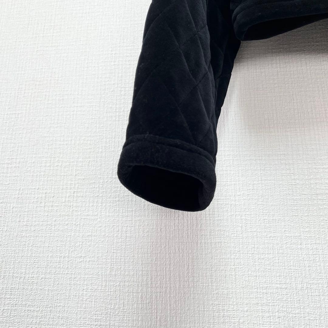 金ボタン✨ CELNE セリーヌ キルティング ノーカラーショートジャケット 黒