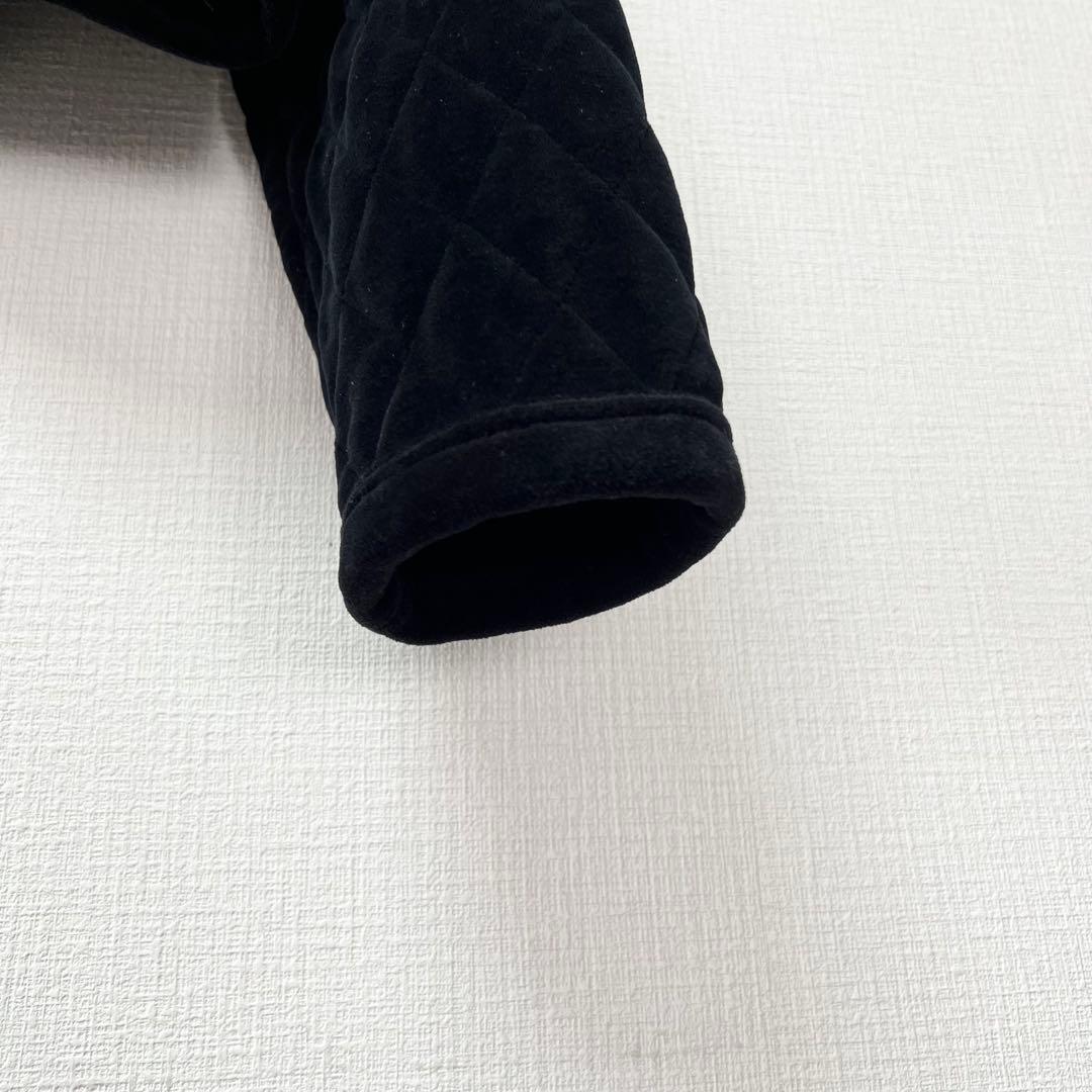 金ボタン✨ CELNE セリーヌ キルティング ノーカラーショートジャケット 黒