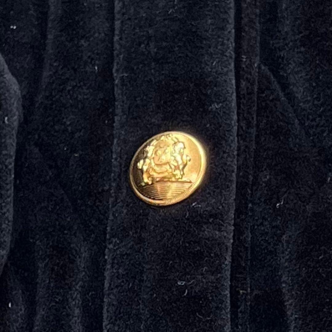 金ボタン✨ CELNE セリーヌ キルティング ノーカラーショートジャケット 黒