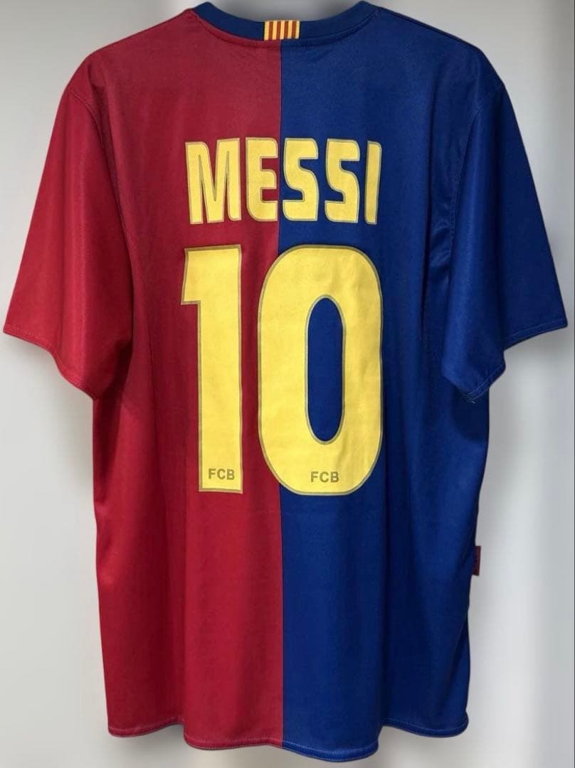 11/24迄出品／08-09 バルセロナ　メッシ　現地オフィシャルショップ製品
