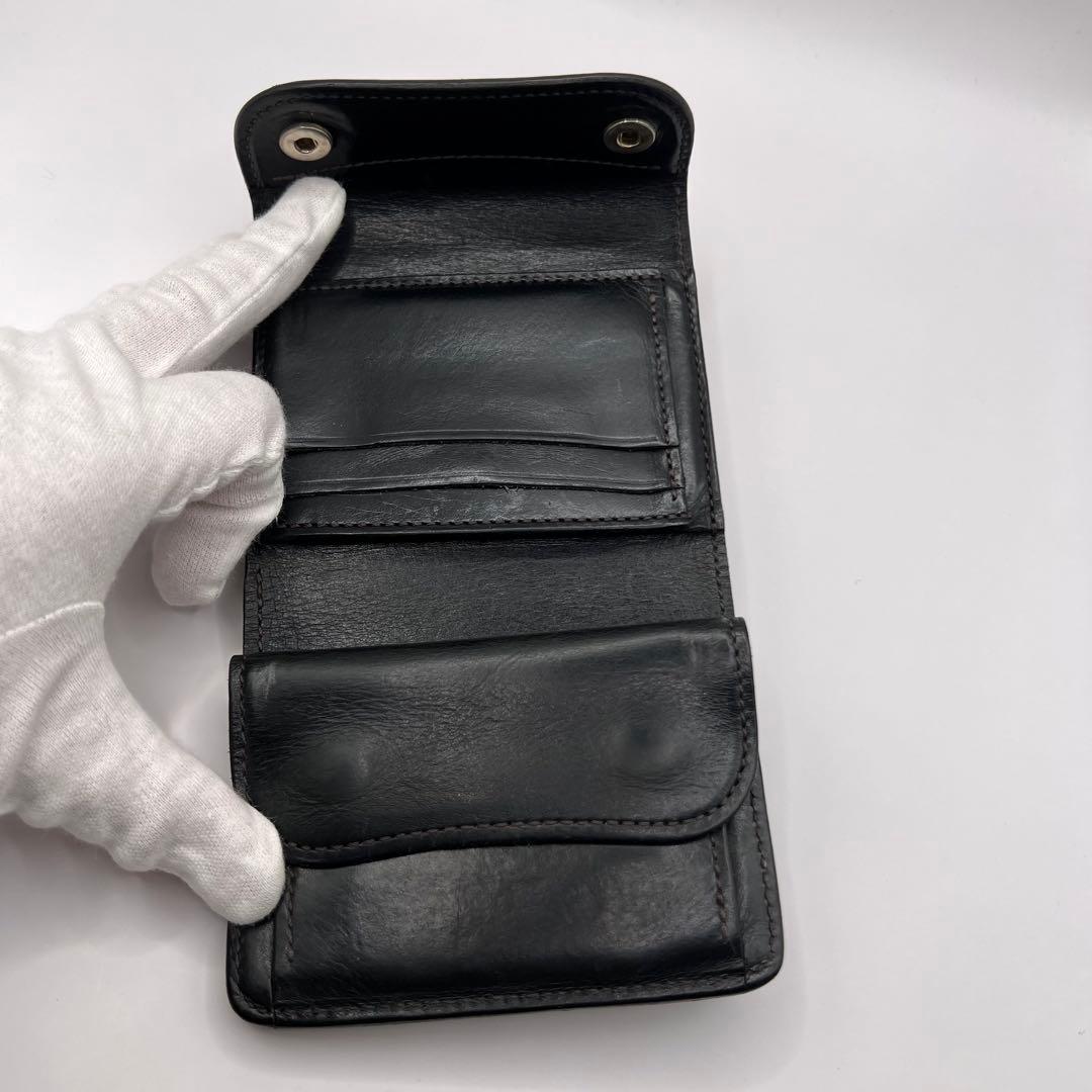 【harumich】WILD SWANS 三つ折り財布　eno 革