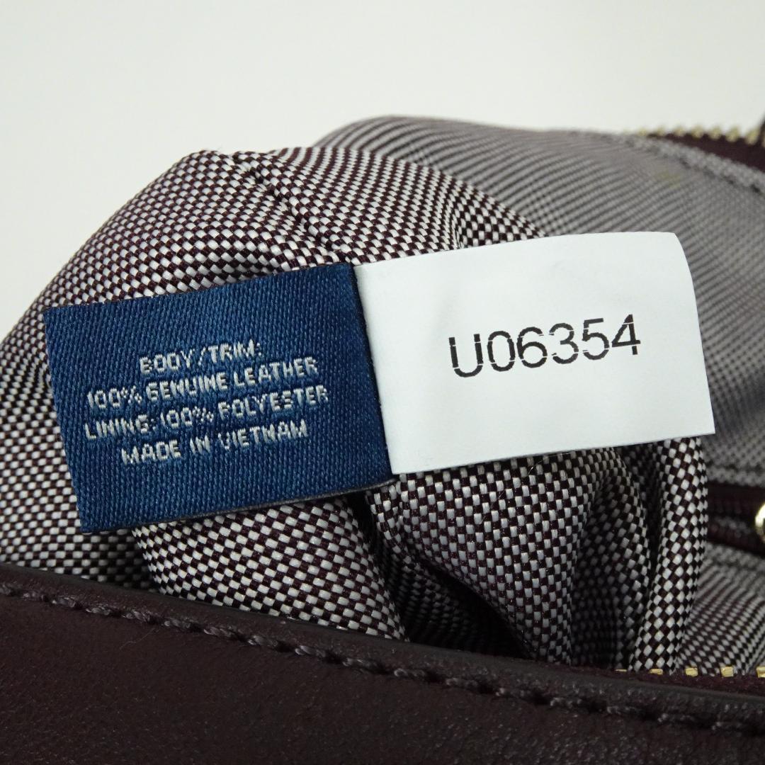 COLE HAAN レザーショルダーバッグ アポンテスラウチホーボー ワイン