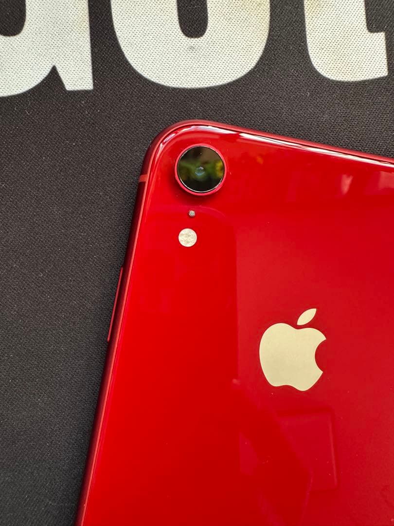 【美品・バッテリー93%】iPhoneXR 128GB レッド SIMフリー本体