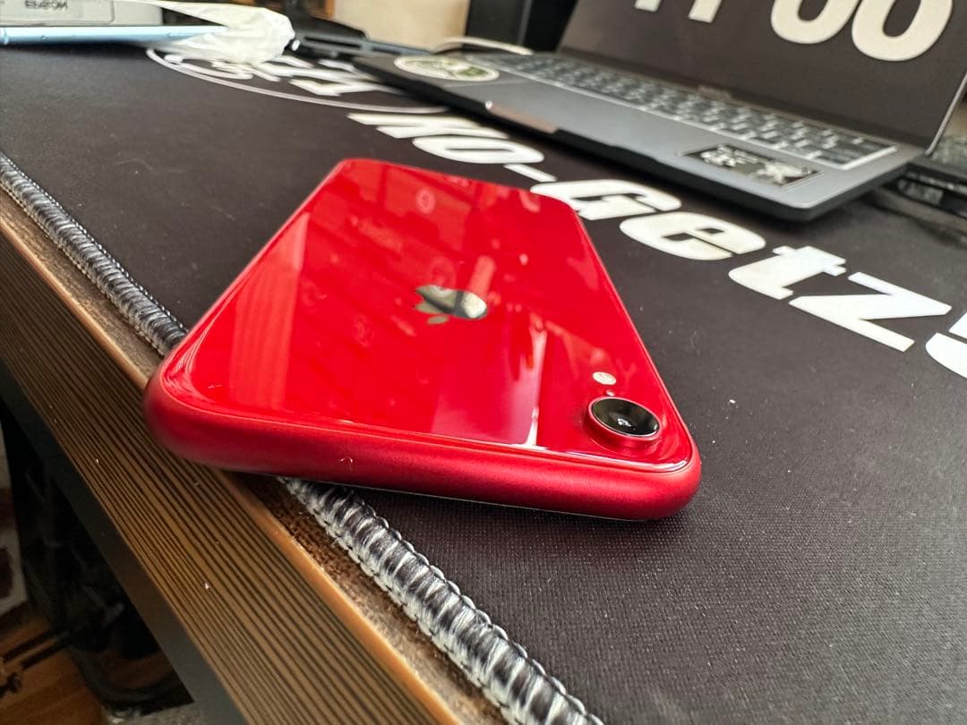 【美品・バッテリー93%】iPhoneXR 128GB レッド SIMフリー本体