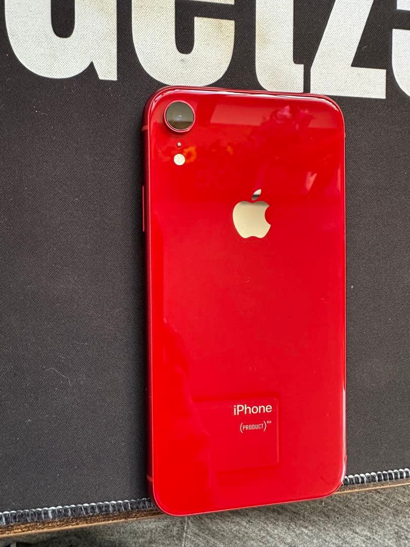 【美品・バッテリー93%】iPhoneXR 128GB レッド SIMフリー本体