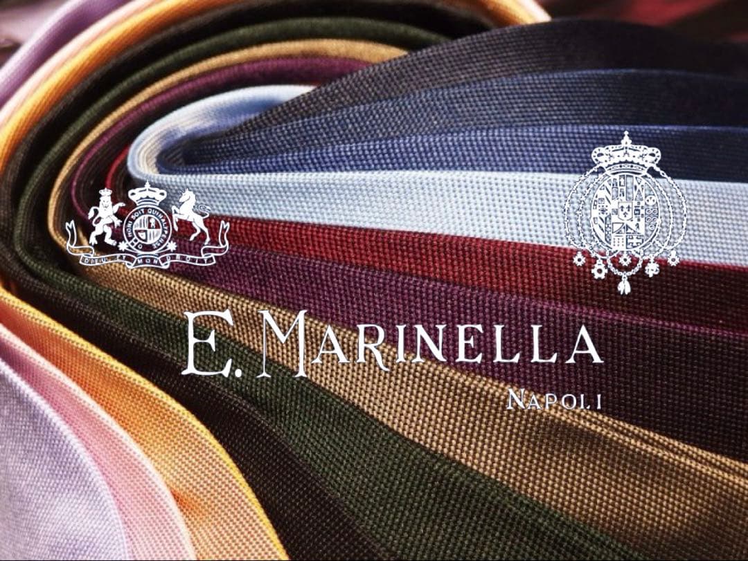 定価4.6万 マリネッラ セッテピエゲ レティコラート ソリッドタイ ブロンズ