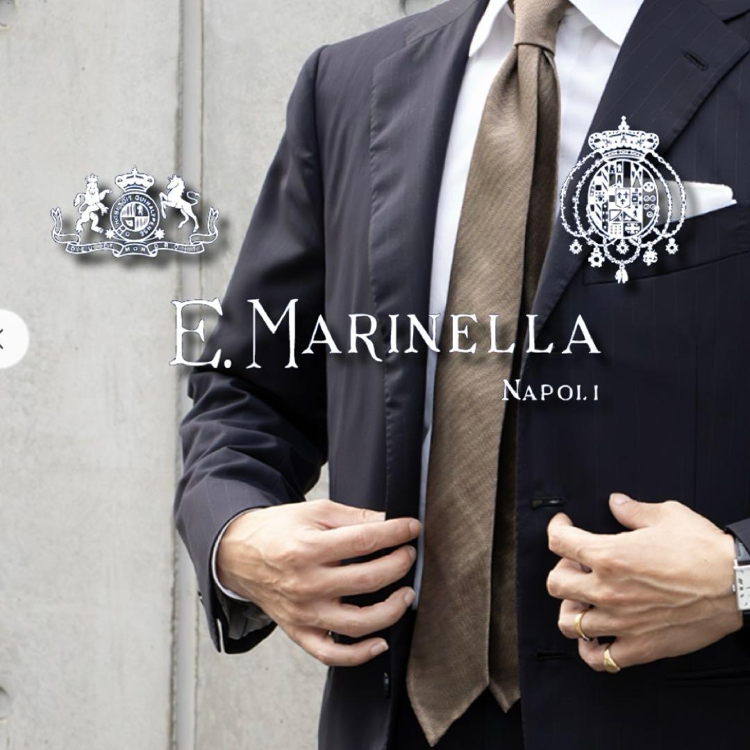 定価4.6万 マリネッラ セッテピエゲ レティコラート ソリッドタイ ブロンズ