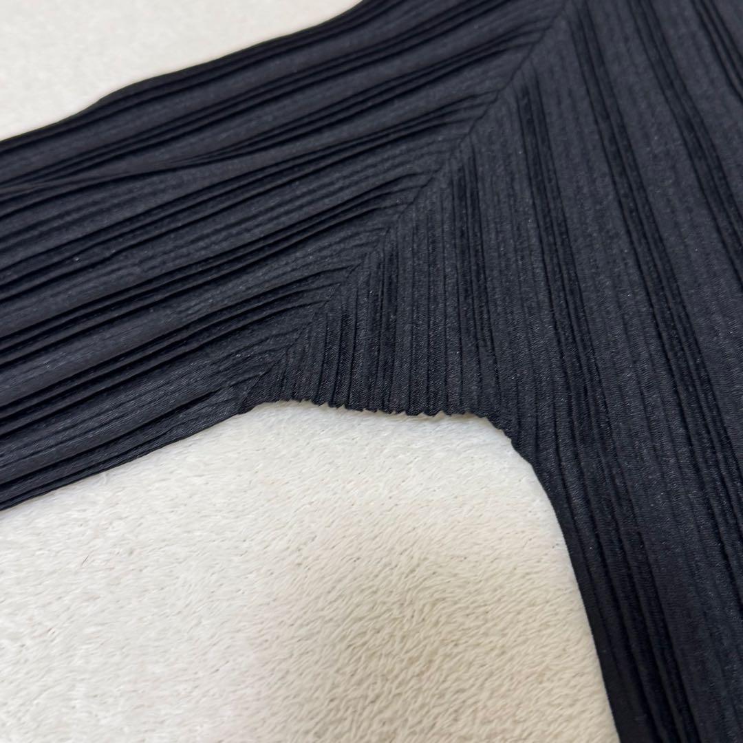 極美品✨PLEATS PLEASE プリーツ　長袖　ブラック　Lサイズ