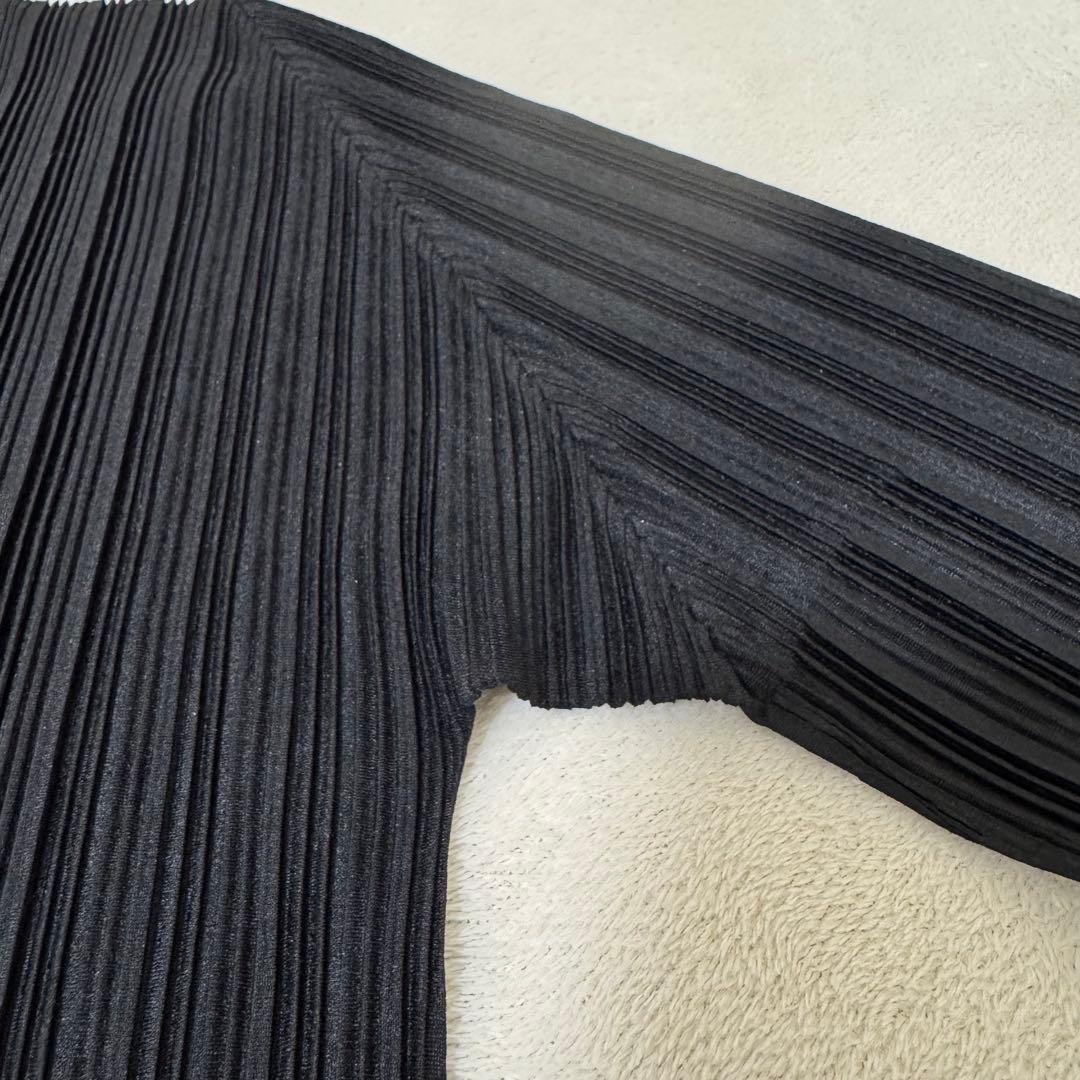 極美品✨PLEATS PLEASE プリーツ　長袖　ブラック　Lサイズ