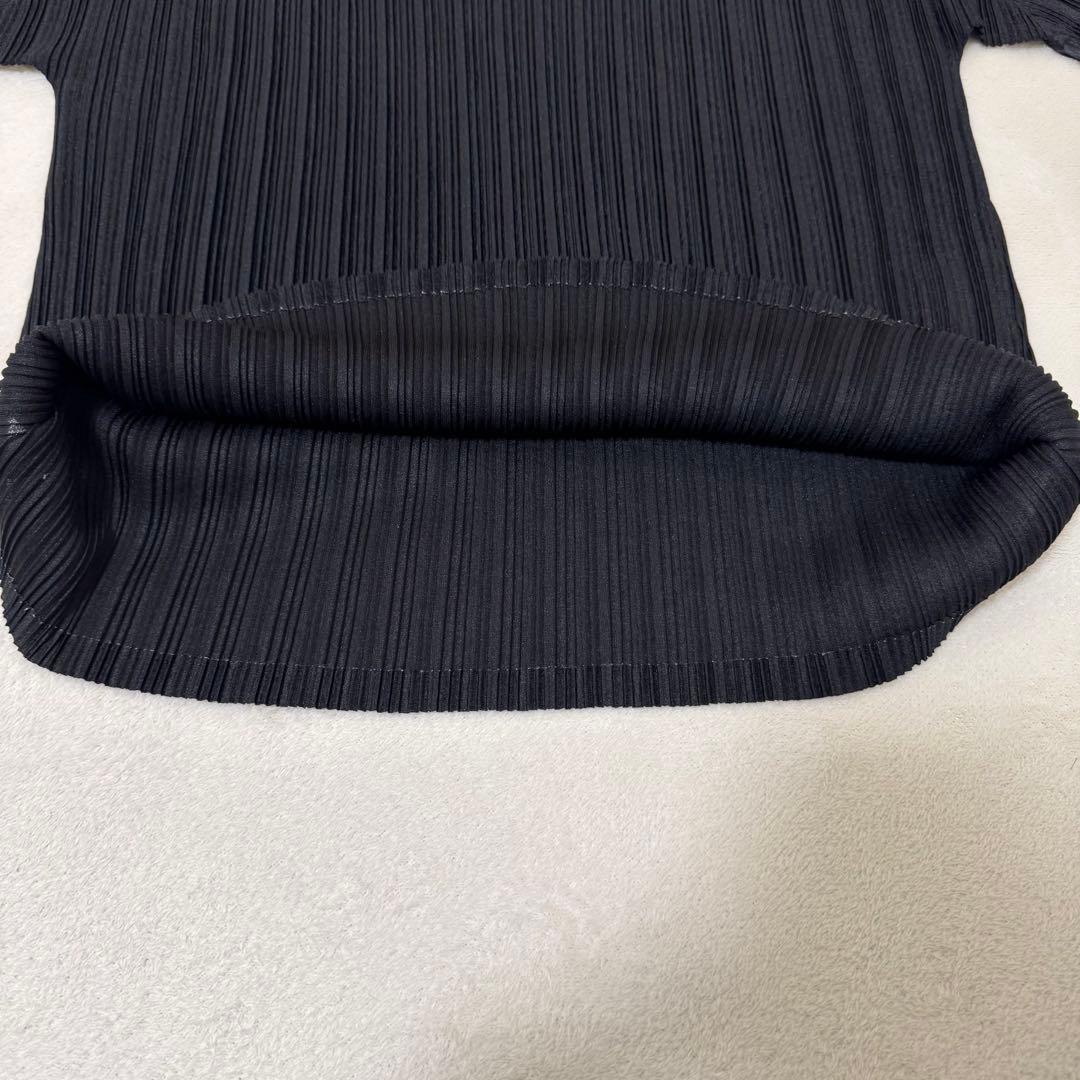 極美品✨PLEATS PLEASE プリーツ　長袖　ブラック　Lサイズ