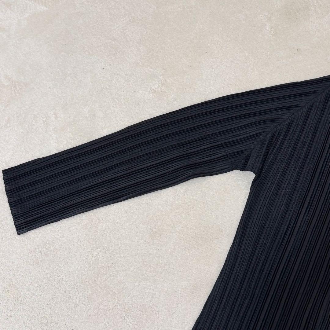 極美品✨PLEATS PLEASE プリーツ　長袖　ブラック　Lサイズ