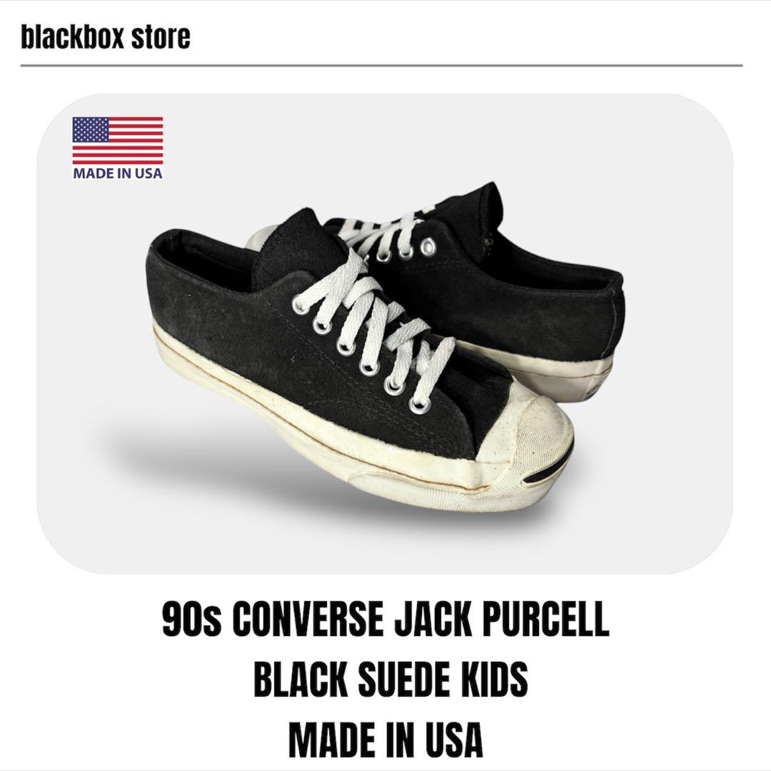 USA製 90s CONVERSE JACK PURCELL SUEDE
