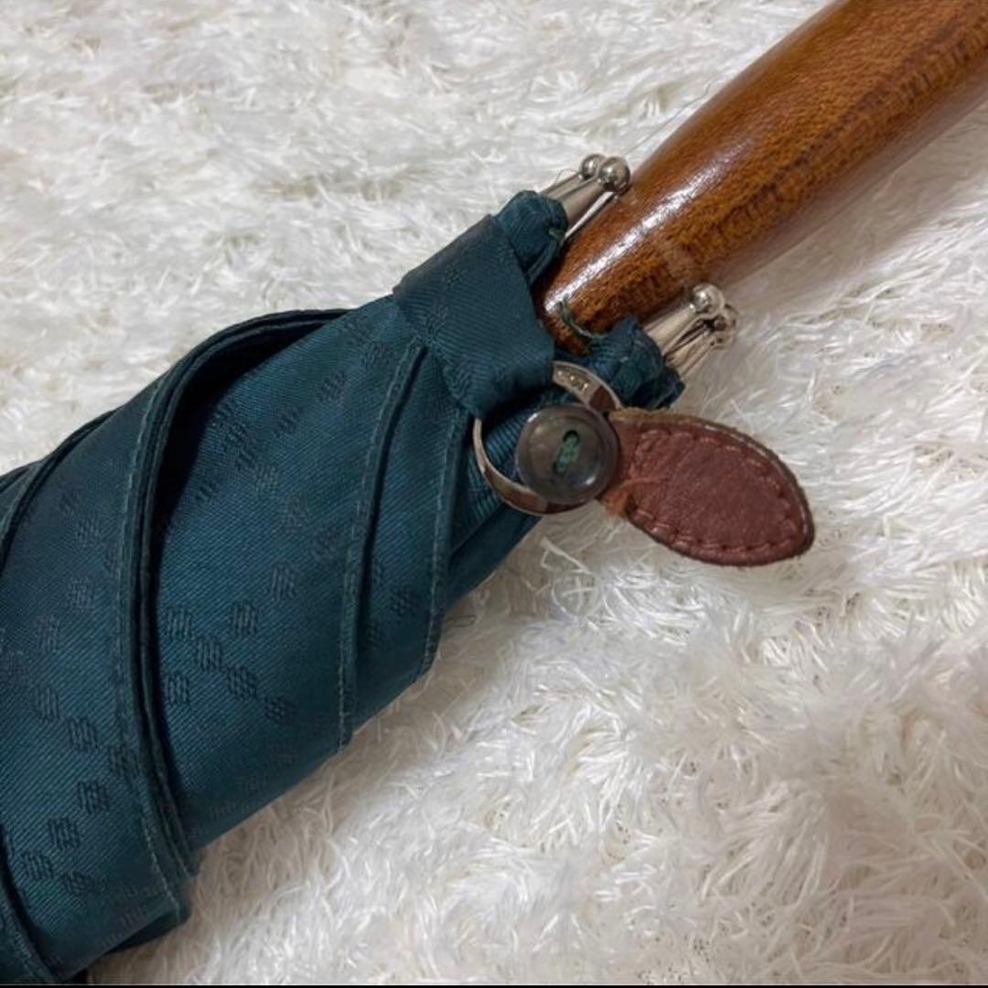希少　GUCCI umbrella グッチ　アンブレラ　傘　オールドグッチ