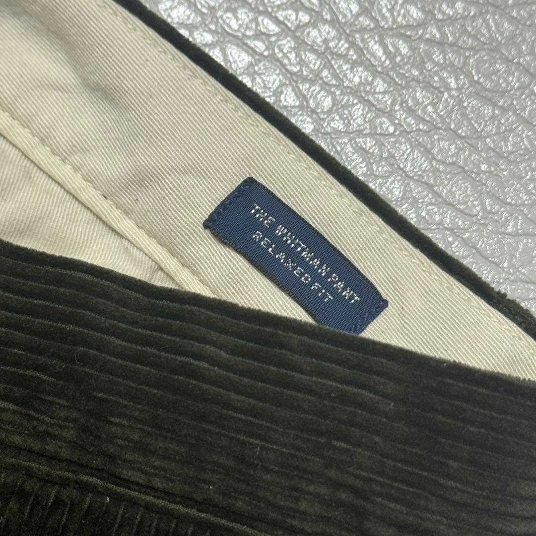 希少 ラルフローレン コーデュロイ ワークパンツ 34 ダークグリーン 太畝