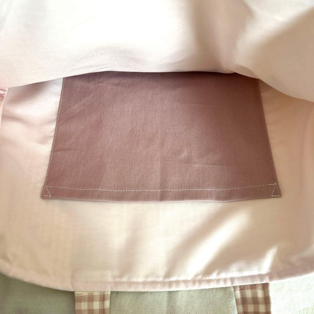 入園入学3点セット　【月と星ヌビ×くすみピンク】　女の子　レッスンバッグ