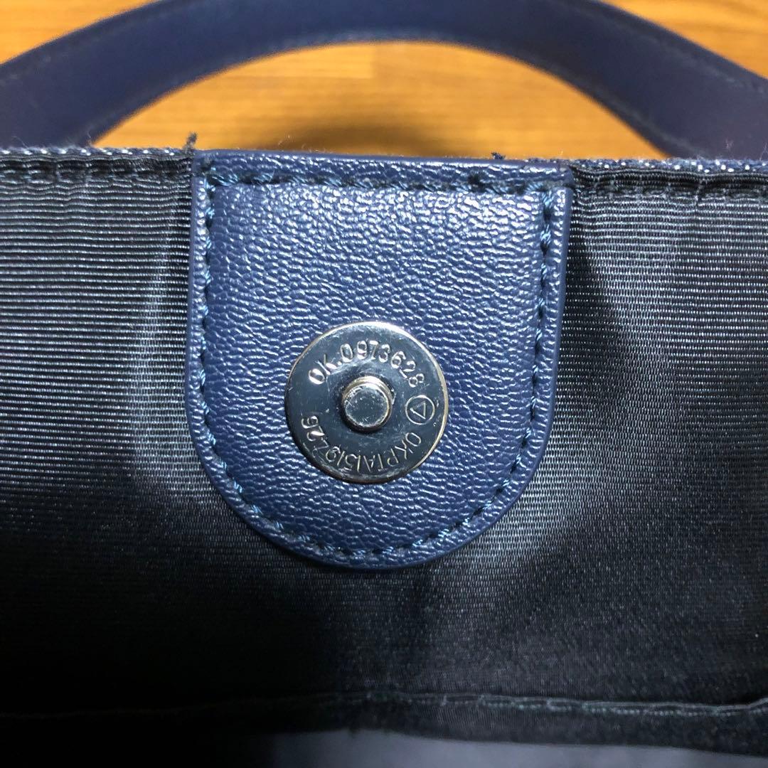 超オシャレ [GOLF MONKEY] ラウンドトートバッグ (デニム調)