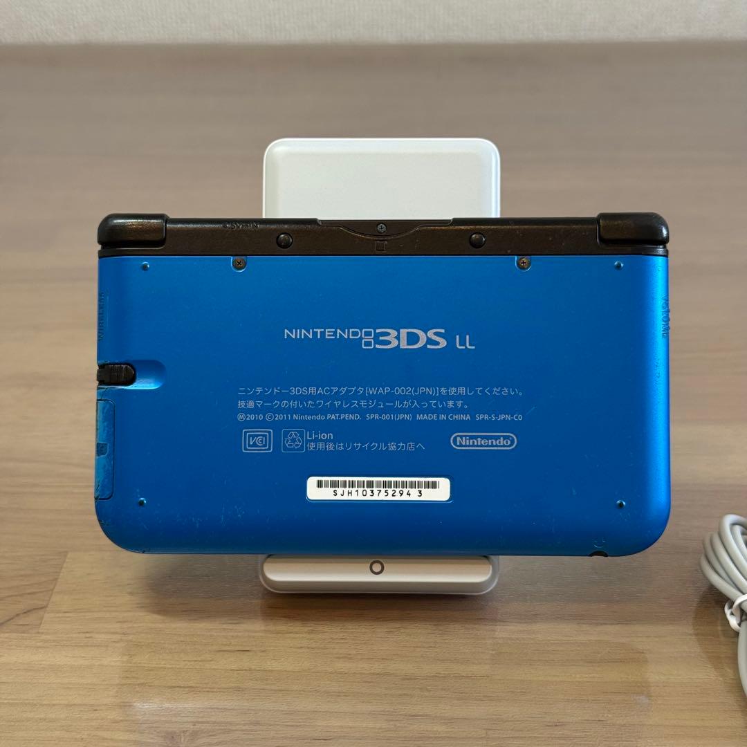 6-038 ニンテンドー3DS LL ブルー×ブラック