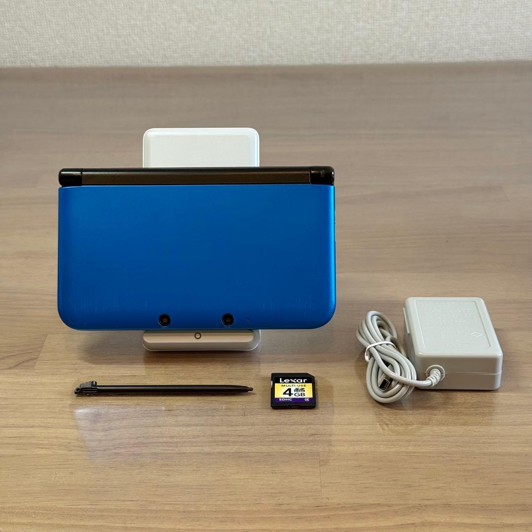 6-038 ニンテンドー3DS LL ブルー×ブラック