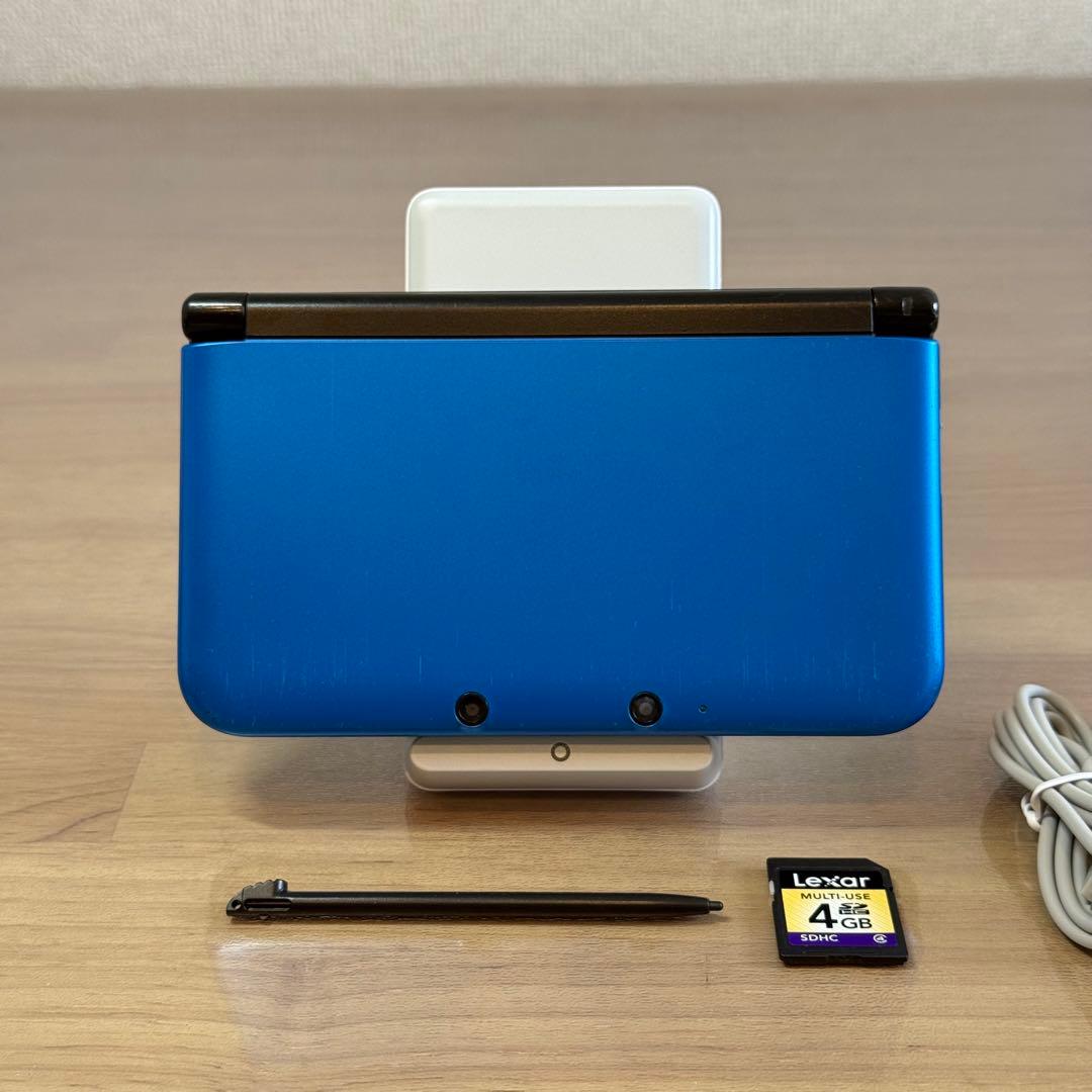 6-038 ニンテンドー3DS LL ブルー×ブラック