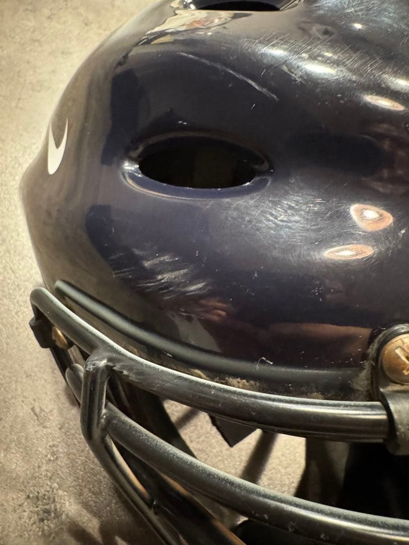 Nike キャッチャーマスク ホッケー型　ネイビー