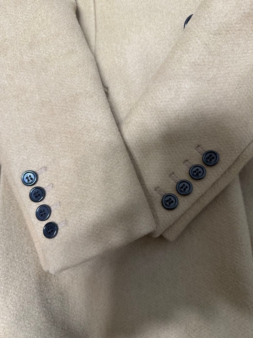 SAINTLAURENT 21AW カシミヤ99% チェスターコート　F34