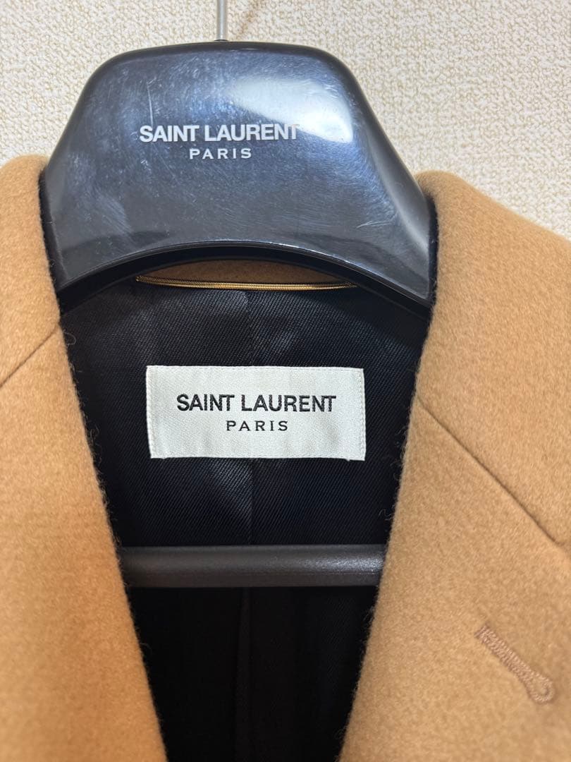 SAINTLAURENT 21AW カシミヤ99% チェスターコート　F34