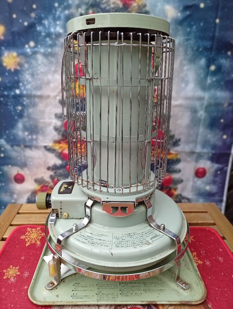 アラジン メン テナンス済。純正芯交換済。取り扱い説明書。グリーン