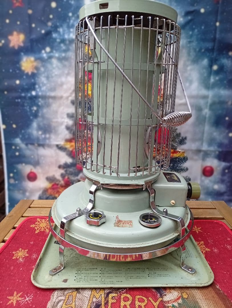 アラジン メン テナンス済。純正芯交換済。取り扱い説明書。グリーン