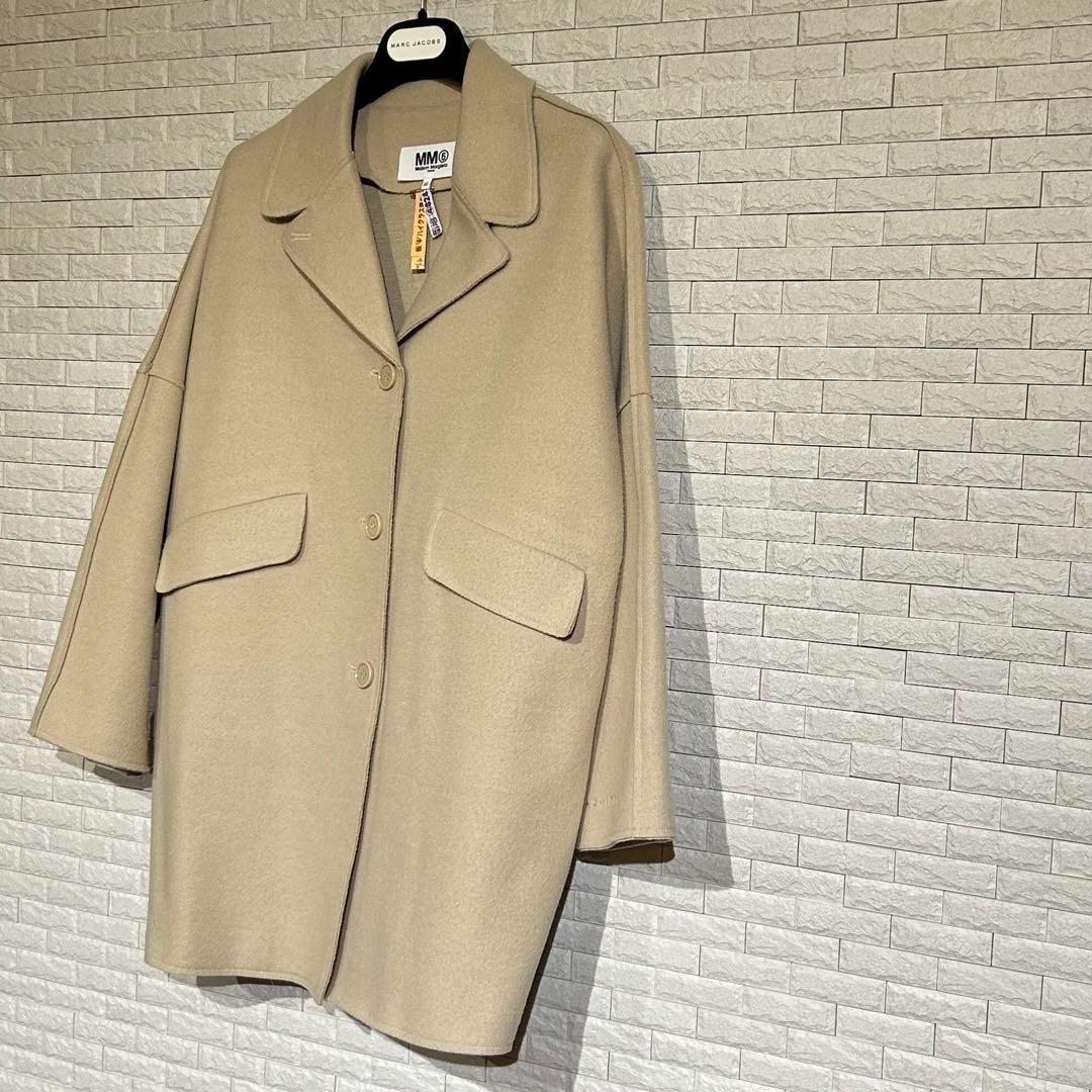 【美品】MM6 Maison Margiela ベージュコート【キッズ10】