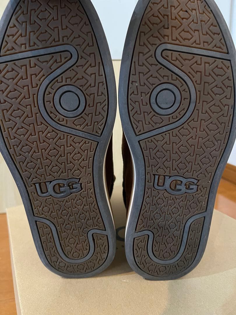 UGG アグ　ムートンブーツ　ブラウン ラムレザー　BURKERT 26cm