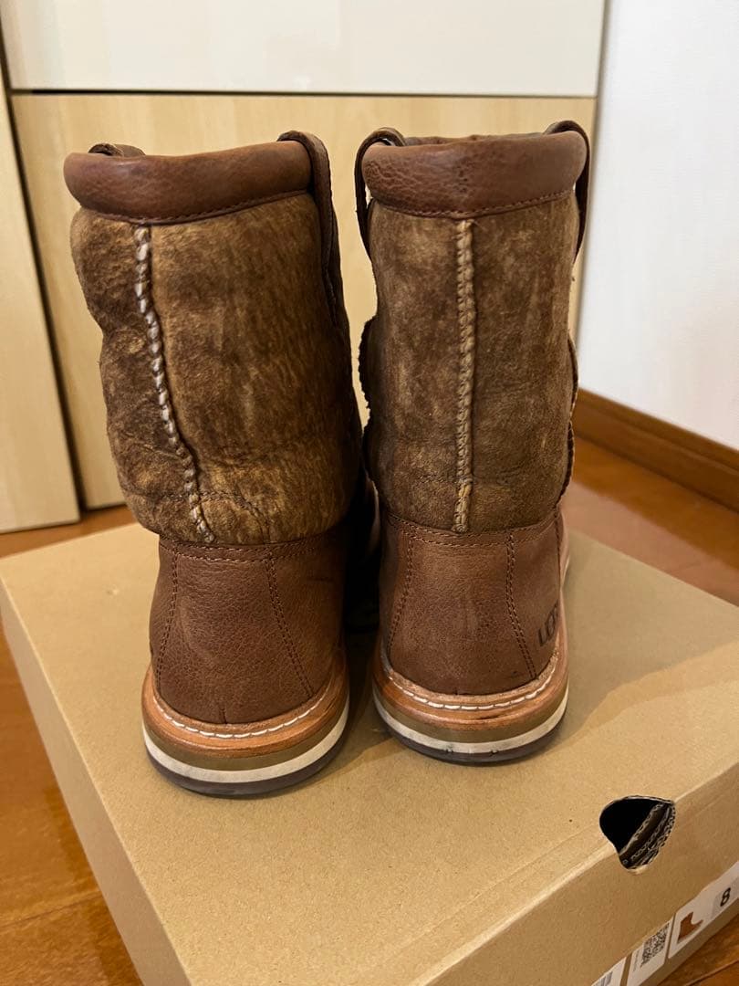 UGG アグ　ムートンブーツ　ブラウン ラムレザー　BURKERT 26cm