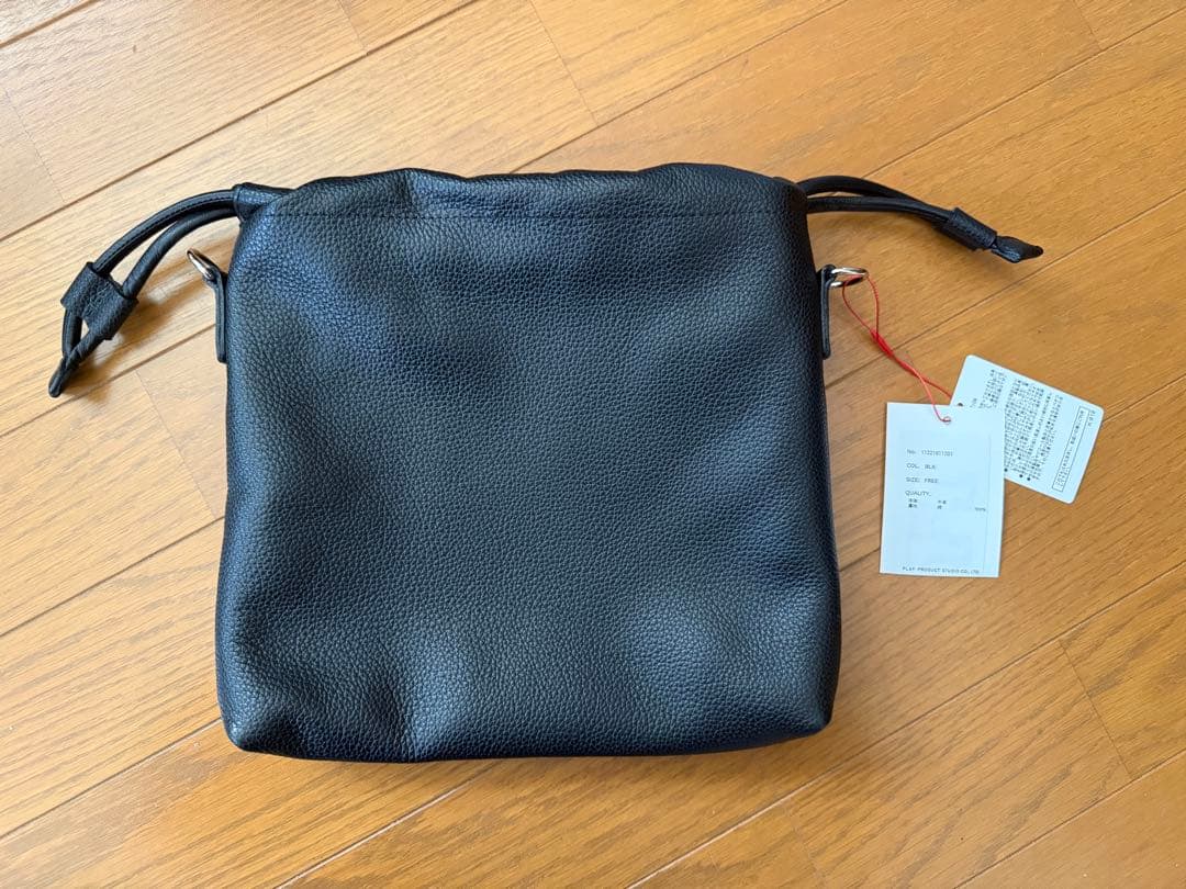 レザー巾着2WAYショルダーバッグ【MAISON SPECIAL】