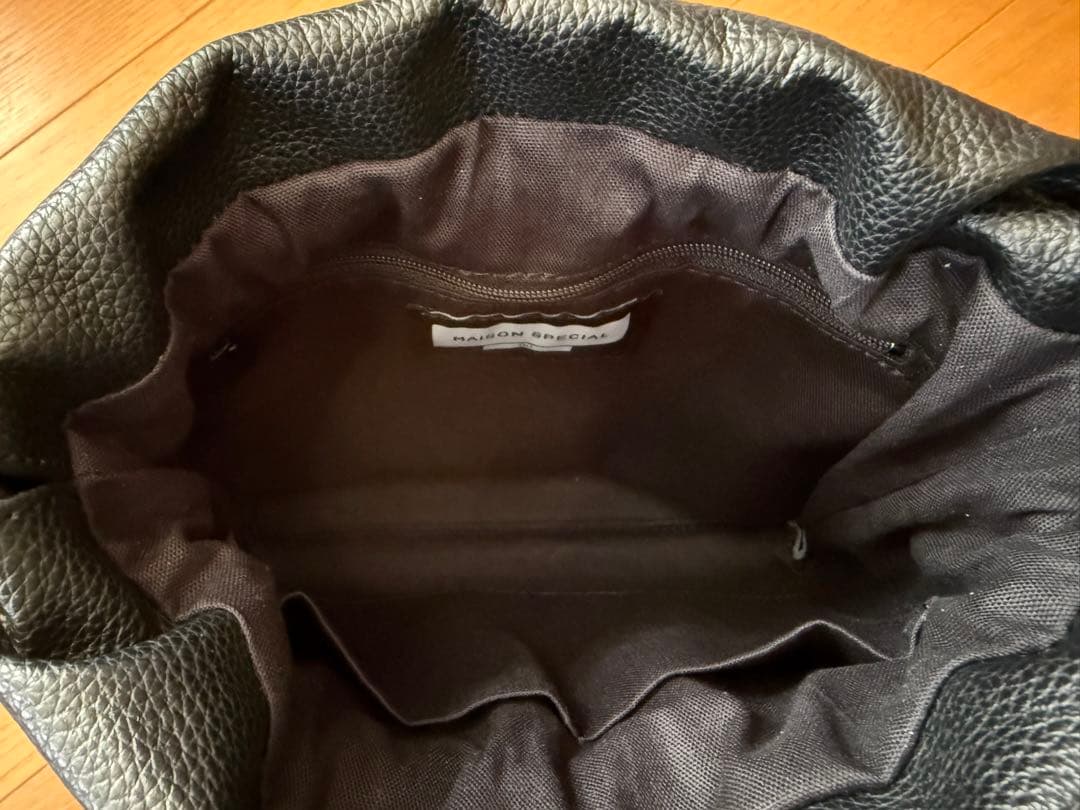 レザー巾着2WAYショルダーバッグ【MAISON SPECIAL】