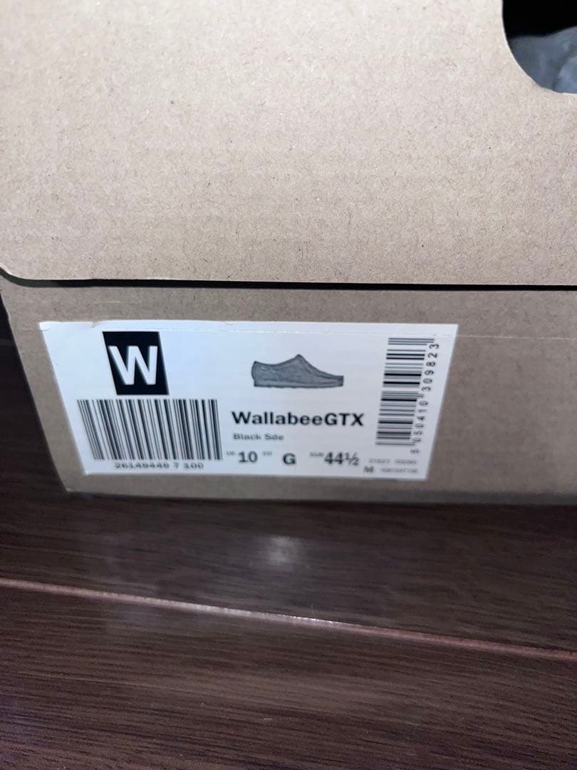 Clarks GORE-TEX ブラックスエードシューズ