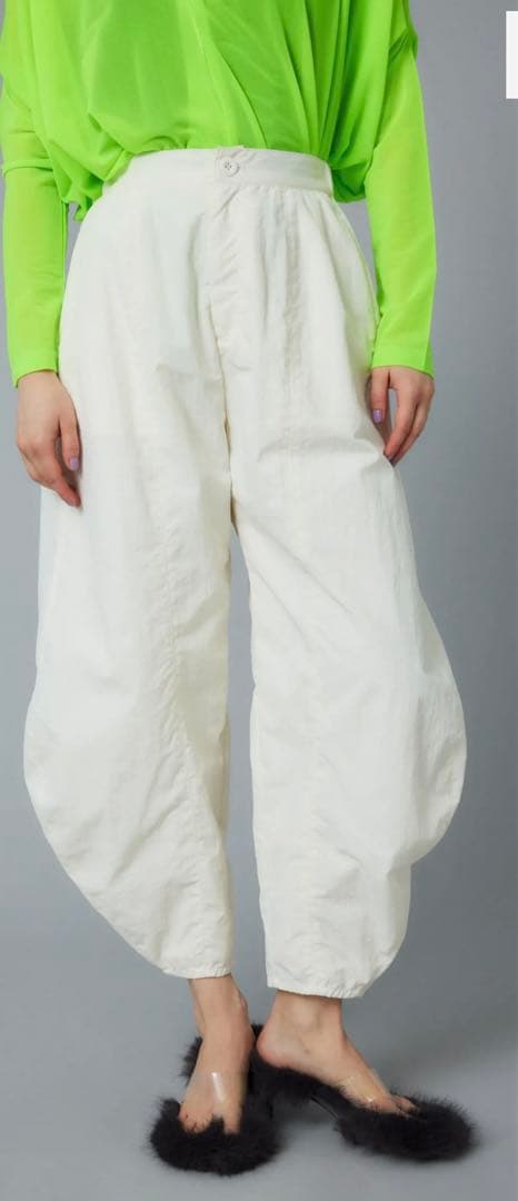 HeRIN.CYE Cocoon hem tafta pants 白