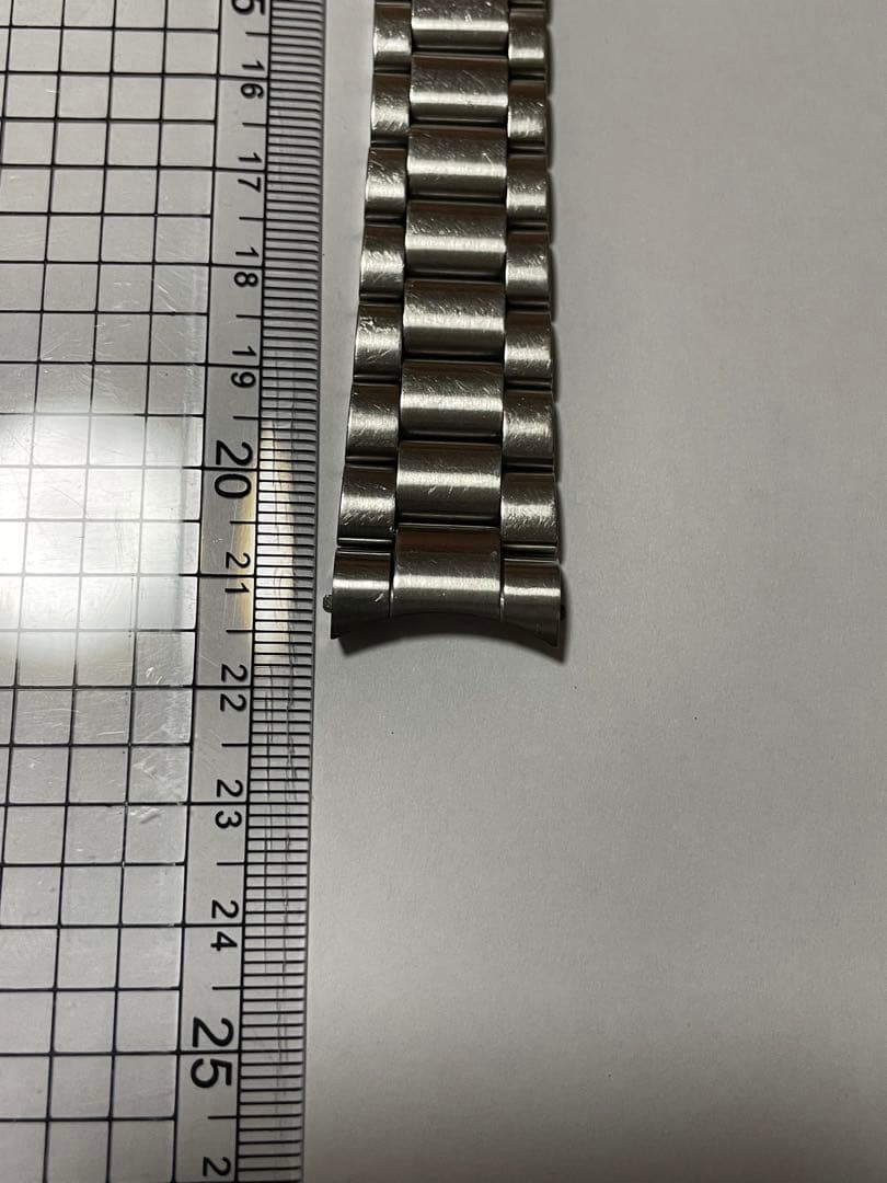 ステンレススチール リンクブレスレット 約20mm幅