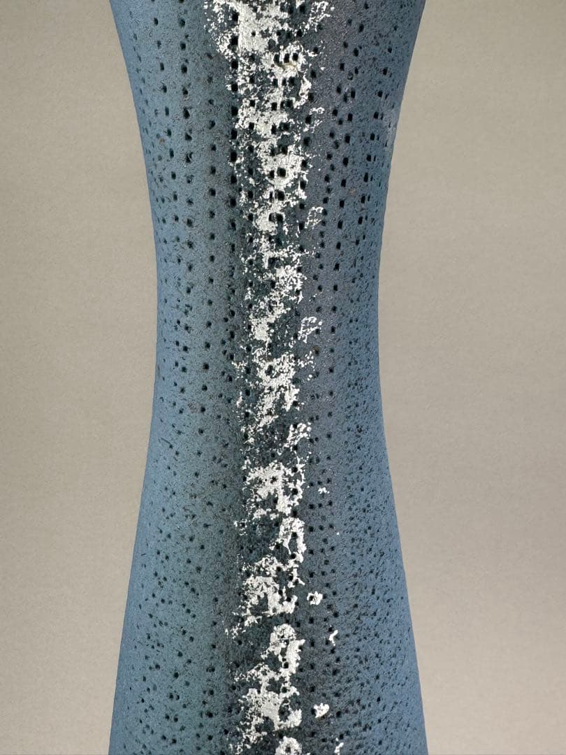 池坊　いけばな　大花器　花瓶　高さ54cm 陶花器　正明作 華道具 在銘　京焼