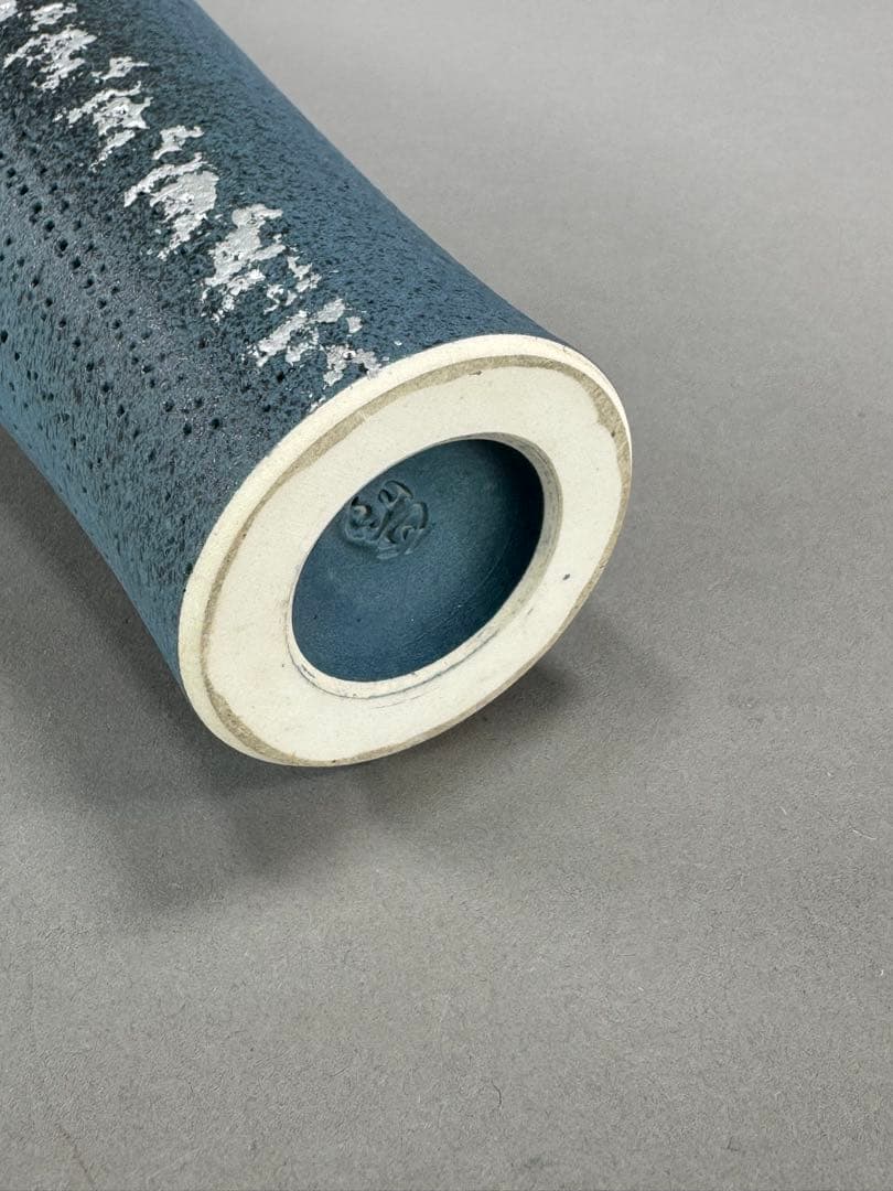 池坊　いけばな　大花器　花瓶　高さ54cm 陶花器　正明作 華道具 在銘　京焼