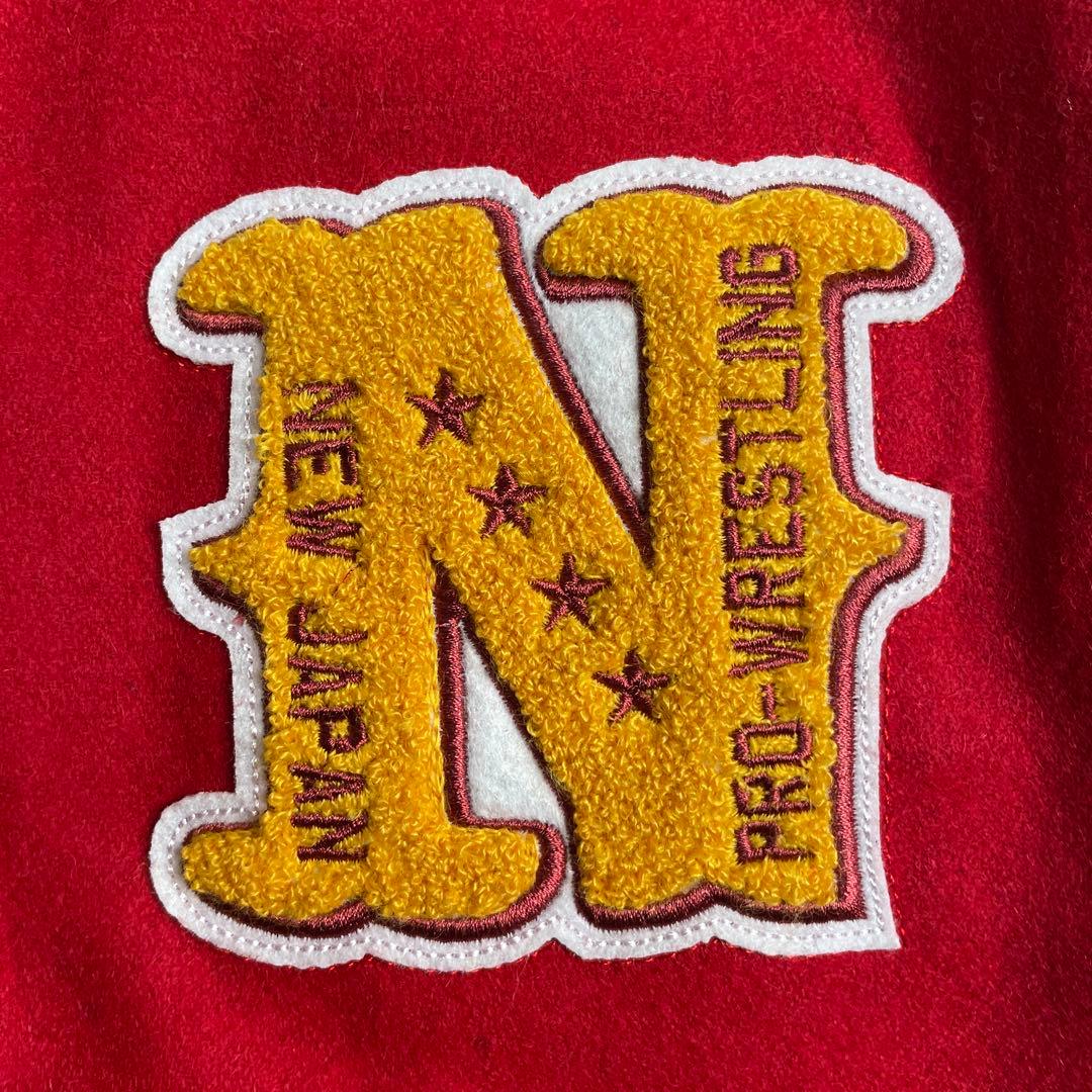 NJPW×SOUL スタジャン 新日本プロレス 別注モデル 袖革