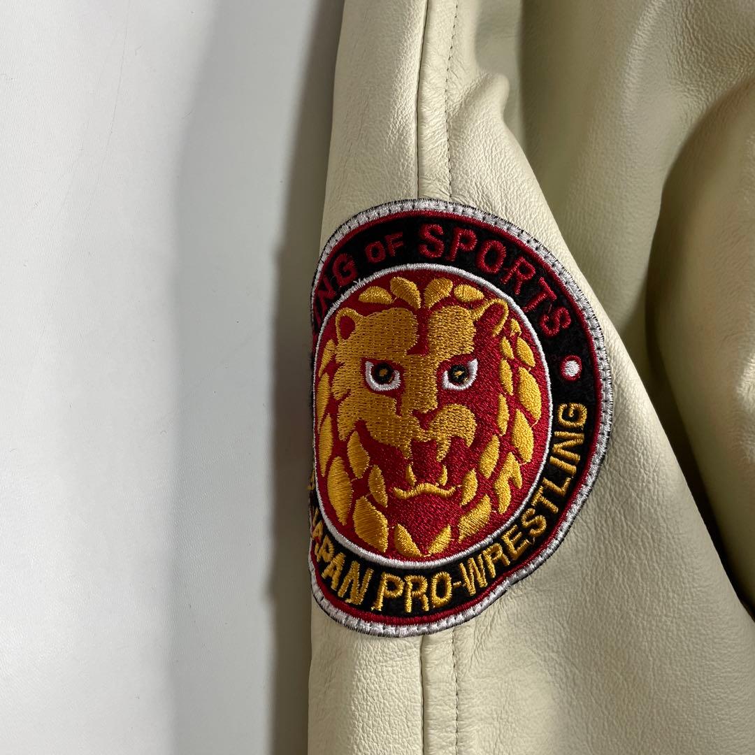 NJPW×SOUL スタジャン 新日本プロレス 別注モデル 袖革