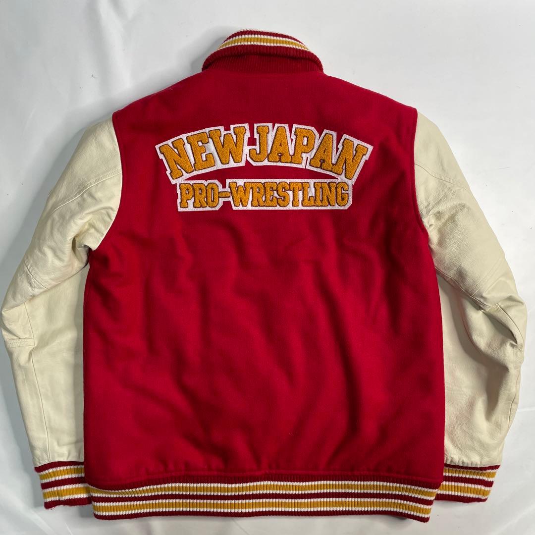 NJPW×SOUL スタジャン 新日本プロレス 別注モデル 袖革