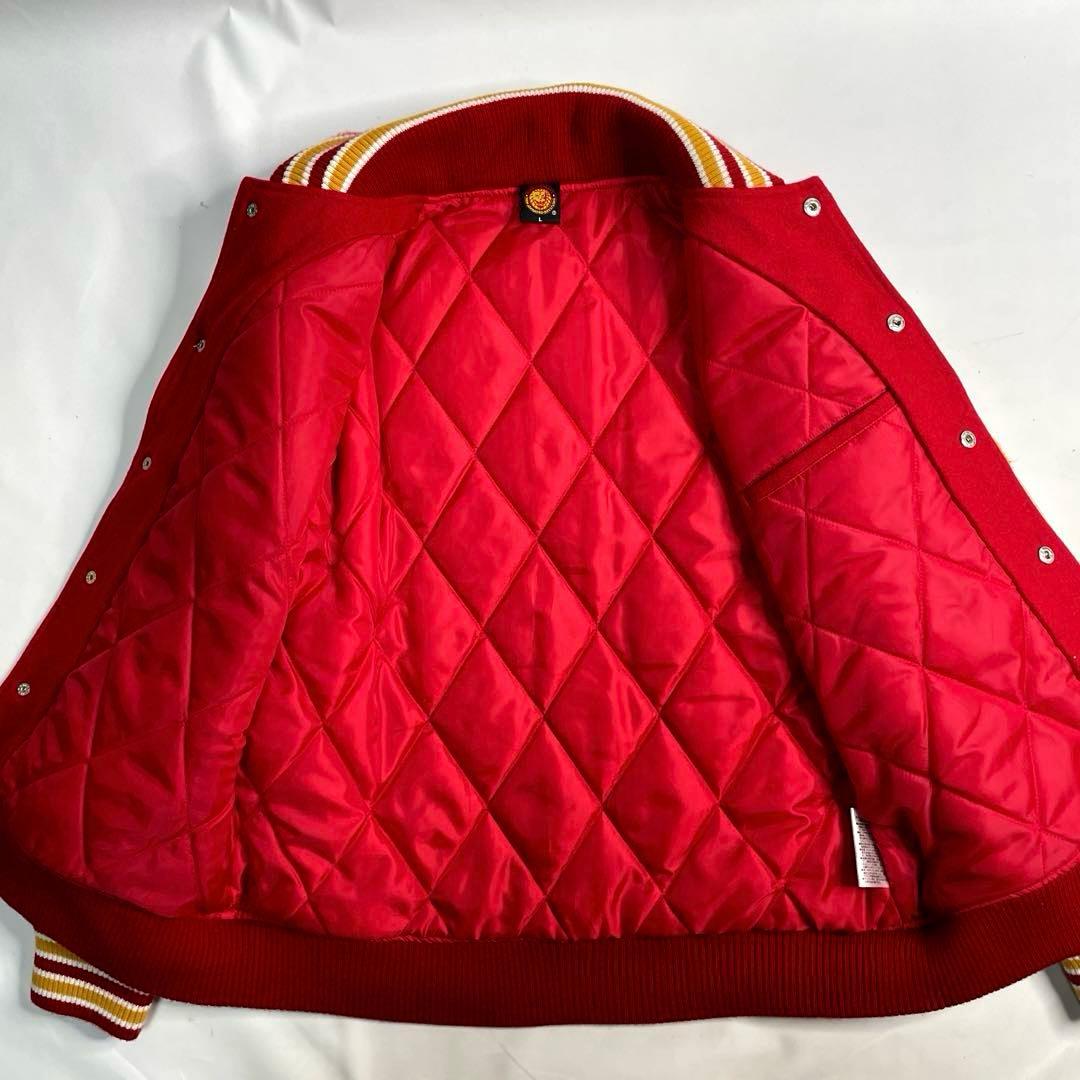 NJPW×SOUL スタジャン 新日本プロレス 別注モデル 袖革