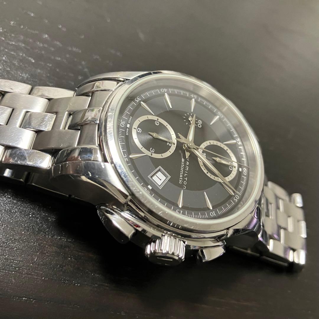 ト*ム様 【箱付き】ハミルトン ジャズマスター H326160 クロノグラフ 腕