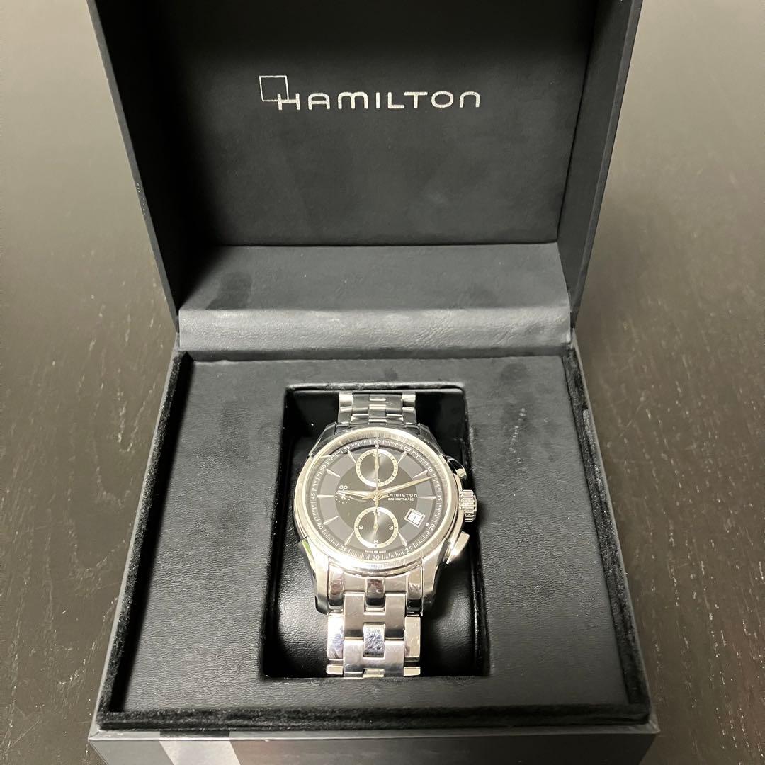 ト*ム様 【箱付き】ハミルトン ジャズマスター H326160 クロノグラフ 腕