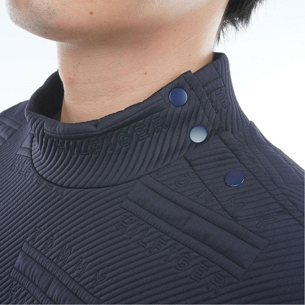 トミーヒルフィガー モックネックスウェット【L寸】ネイビー thma575