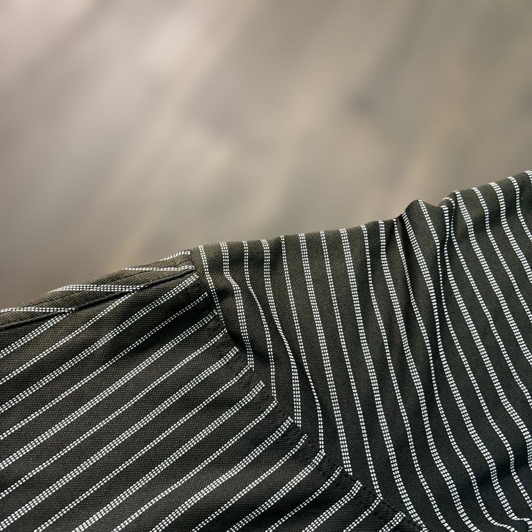 8SM1 NIKE ボーダー半袖ポロシャツ　黒　フェード　古着　used