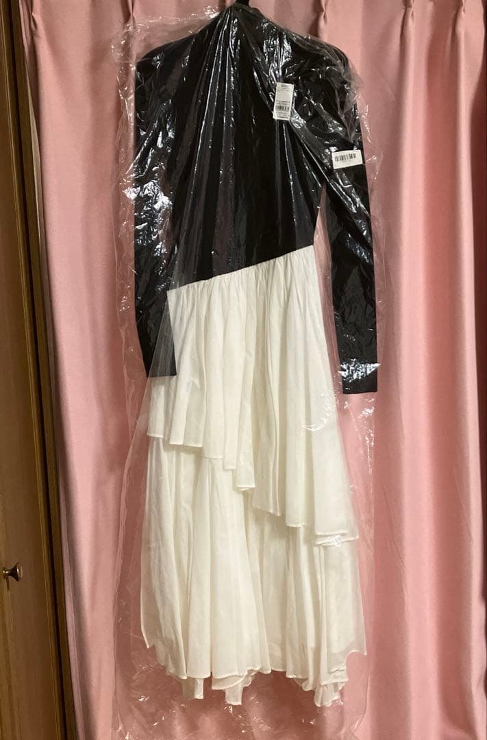 ánuans イレギュラーヘムドッキングニットワンピース XS