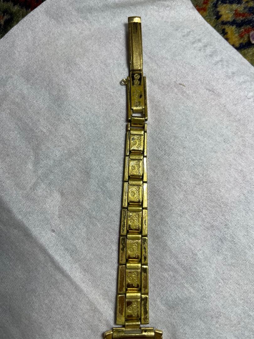 ENICAR エニカ 18K 金無垢 レディース腕時計 K18GPベルト